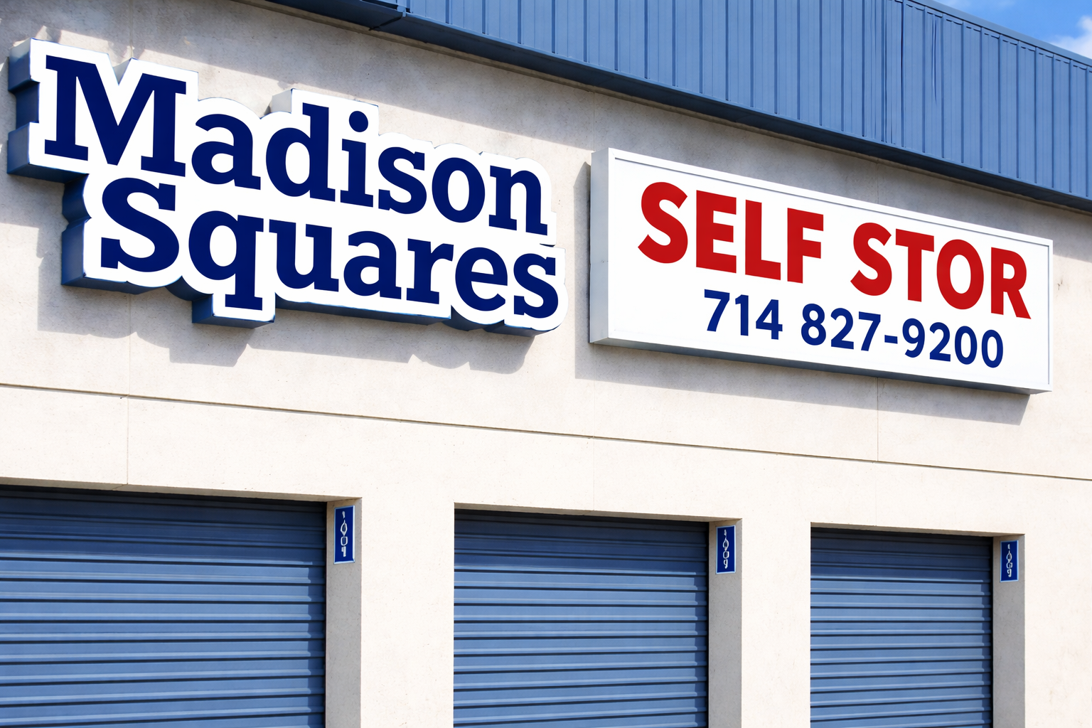 Madison Squares Self Storage - 11-year paint results using Chem-Bake