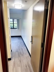 Endura-Plate used on doors and frames at military base apartments requiring high-durability coating.