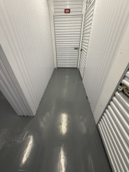 Ultra-Durable Endura-Plate in hallway over damaged tile.